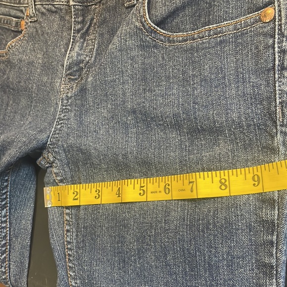 Free People zipper ankle jeans, Blue Denim, Size 30, 28 inseam - Picture 8 of 11